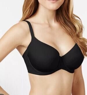 Wacoal Black 853281 Side Smoothing Contour Underwire Bra 40DDD NWT $74